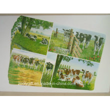 Wholesale Cow Printed PP Table Place Mat